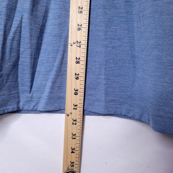 Travis Mathew Polo Shirt Mens Large Blue Heating Up Golf Performance - Picture 6 of 11